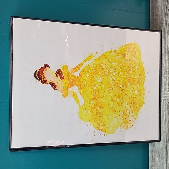 Disney Wall Decor Disneys Beauty And The Beast Belle Framed Canvas